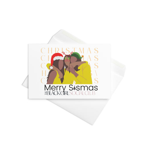 Merry Sismas (blank inside)