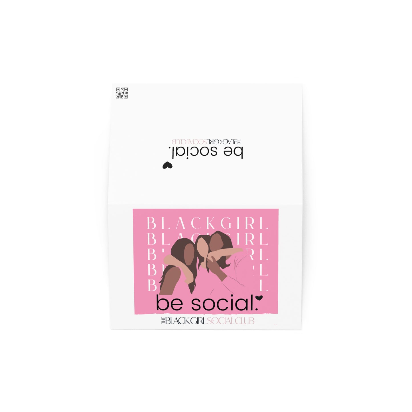 BE SOCIAL (Blank inside)